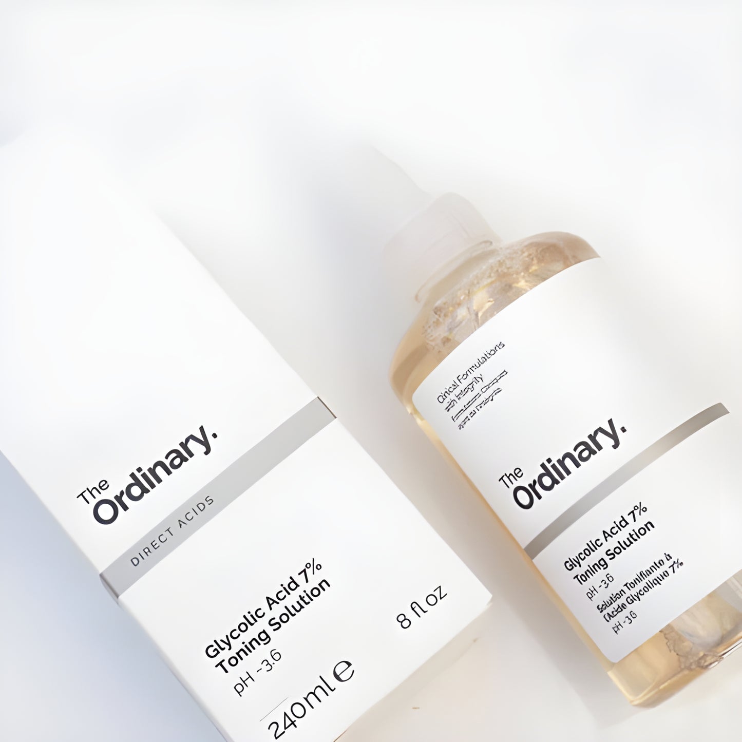 The Ordinary Glycolic Acid 7% Toning Solution – Exfoliating Toner for Glowing, Smooth & Radiant Skin – 240ml