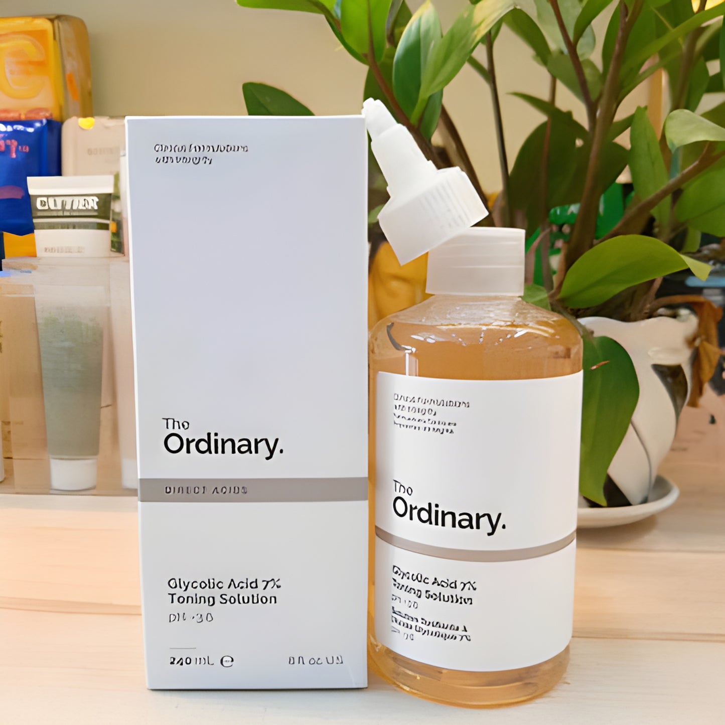 The Ordinary Glycolic Acid 7% Toning Solution – Exfoliating Toner for Glowing, Smooth & Radiant Skin – 240ml