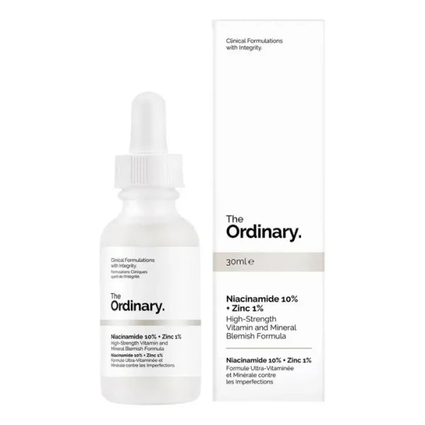 The Ordinary Niacinamide 10% + Zinc 1% Serum – Oil Control & Skin Brightening (30ml)