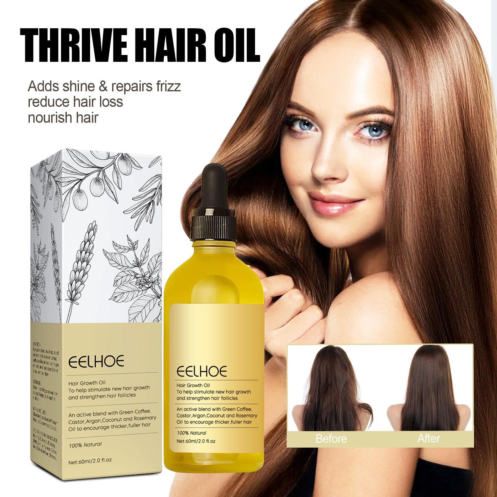 EELHOE Rosemary Dense Hair Essential Oil Hair Repair Hair Damage Prevention Soft Hair Nourishing Hair Hair Care Oil