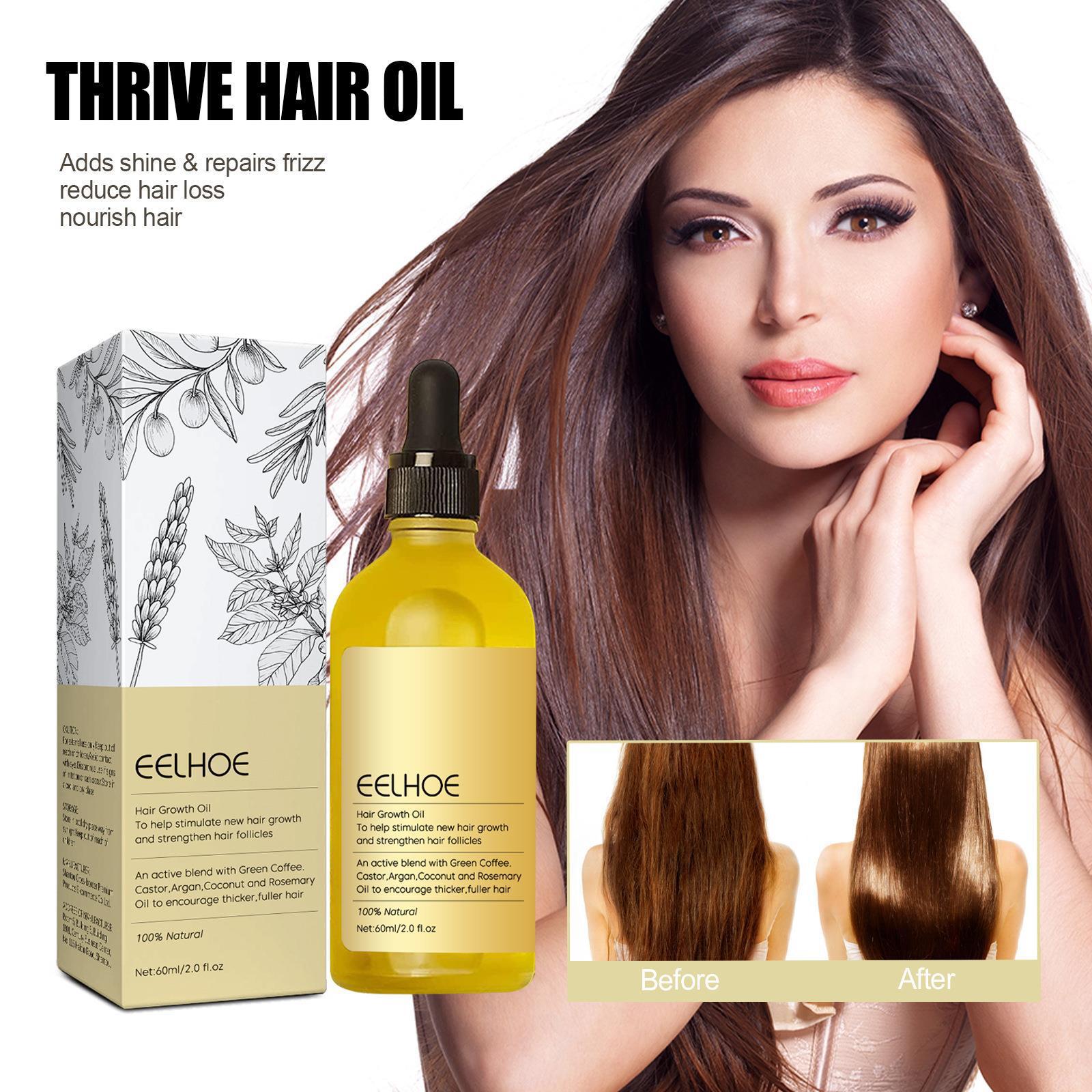 EELHOE Rosemary Dense Hair Essential Oil Hair Repair Hair Damage Prevention Soft Hair Nourishing Hair Hair Care Oil
